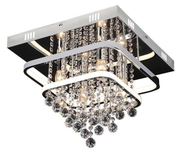 Rabalux 2239 - Krištáľový prisadený luster PALLAS LED/36W/230V + 4xE14/40W