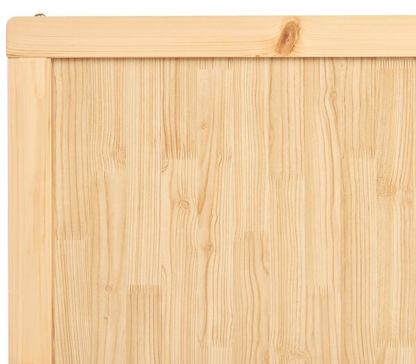 Detská rozťahovacia posteľ svetlohnedá borovicové drevo 90 x 200 cm 90 x 130/160/200 cm lamelový rošt rastúca posteľ moderný štýl detská izba