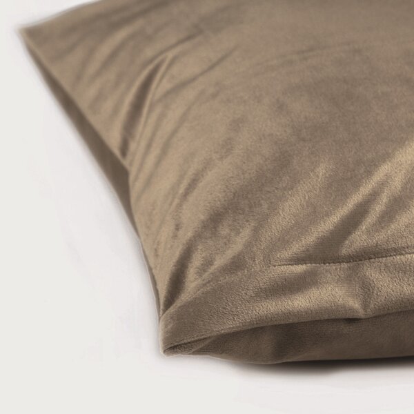 Biante Zamatová obliečka na vankúš Velvet Prémium SVP-034 Kávovo hnedá 50x50 cm - SKLADOM