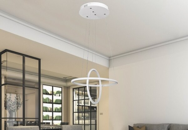 Rabalux 2544 - LED Luster DONATELLA LED/37W/230V biela