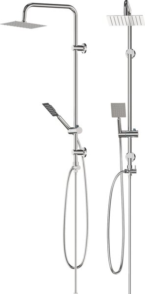 Granitan | Sprchový set TOBA - Chróm - Klasický dizajn - Vysokokvalitné materiály - Elegantný vzhad