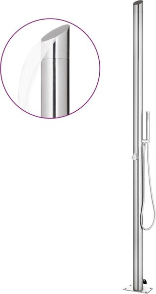 Maison Exclusive – Záhradná sprcha 220 cm z nehrdzavejúcej ocele