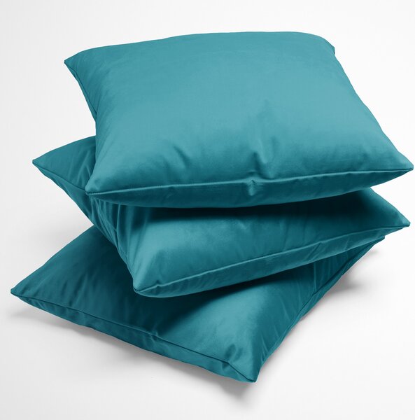 Biante Zamatová obliečka na vankúš Velvet Prémium SVP-035 Tyrkysovo modrá 35 x 45 cm