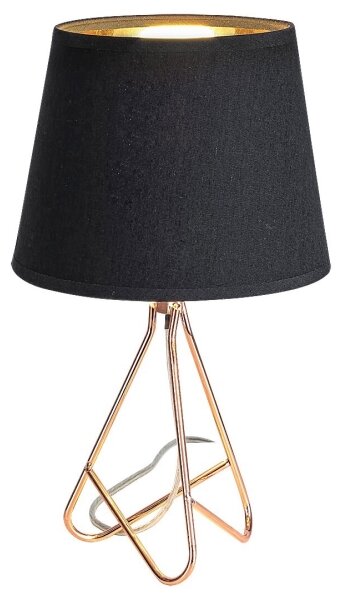 Rabalux - Stolná lampa 1xE14/40W/230V čierna/zlatá