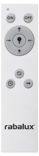 Rabalux - LED Stmievateľné stropné svietidlo LED/38W/230V biela + DO 3000-6500K