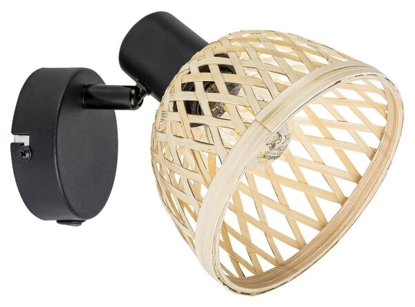 Rabalux 3133 - Nástenné bodové svietidlo RATTAN 1xE14/15W/230V ratan