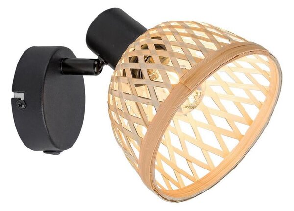 Rabalux 3133 - Nástenné bodové svietidlo RATTAN 1xE14/15W/230V ratan
