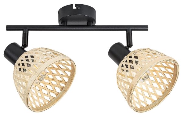 Rabalux 3134 - Bodové svietidlo RATTAN 2xE14/15W/230V ratan