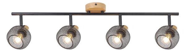 Rabalux 3130 - Bodové svietidlo GRENDEL 4xE14/40W/230V