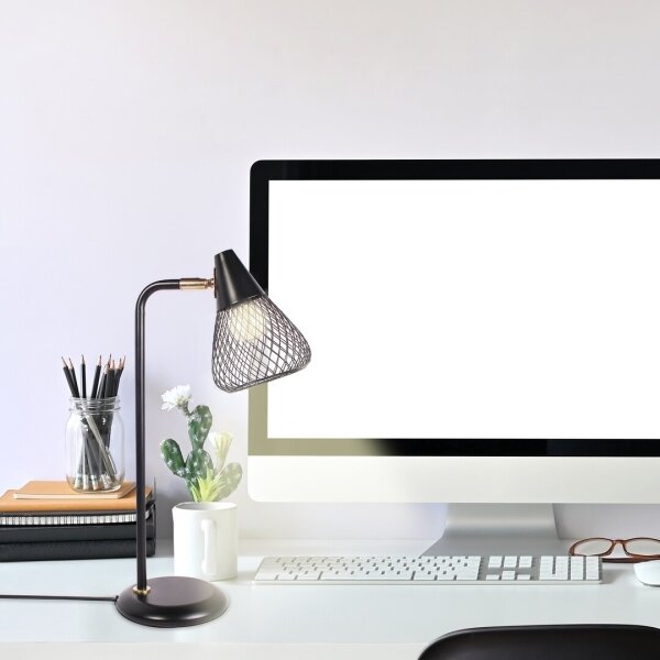 Rabalux 3181 - Stolná lampa FANNY 1xE14/25W/230V čierna