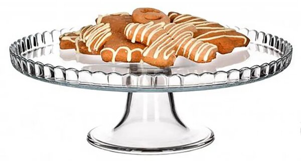 Secret de Gourmet Skleněný podnos Lara 32 cm čirý