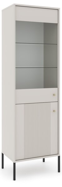 Vivaldi Vitrína Iseo 54 cm kašmír/čierna