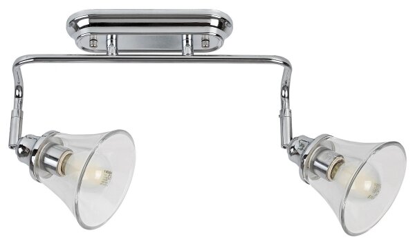 Rabalux 3208 - Kúpeľňové bodové svietidlo ANTOINE 2xE14/40W/230V IP44