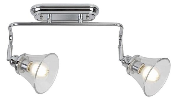 Rabalux 3208 - Kúpeľňové bodové svietidlo ANTOINE 2xE14/40W/230V IP44