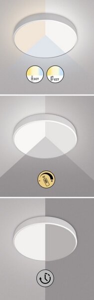 Rabalux 3316 - LED stmievateľné stropné svietidlo TESIA LED/60W/230V 60 cm + diaľkové ovládanie