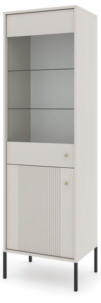 Vivaldi Vitrína Iseo 54 cm kašmír/čierna