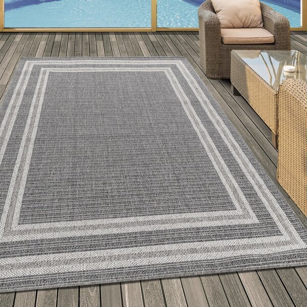 Sivý vonkajší koberec 120x170 cm Aruba – Ayyildiz Carpets