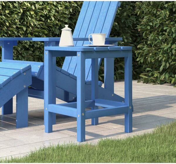 Maison Exclusive – Záhradný stôl Adirondack v morskej modrej farbe, 38 x 38 x 46 cm, HDPE