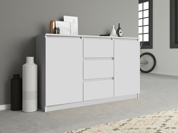 TP Living Komoda 2D3S Saloe biela