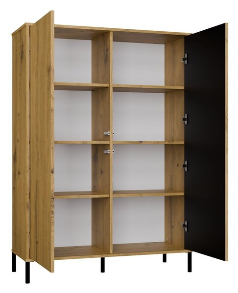 TP Living Vitrína KAMARO 2DD 103,5 cm dub artisan