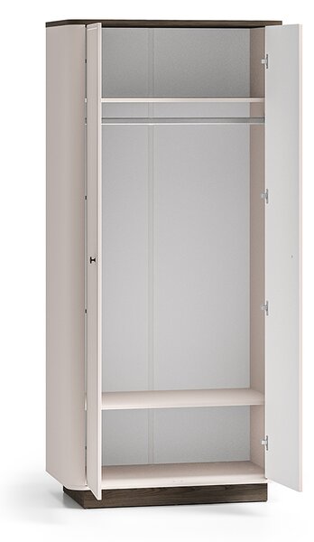 Šatníková skriňa 92 cm ARLENA - dub / kašmír