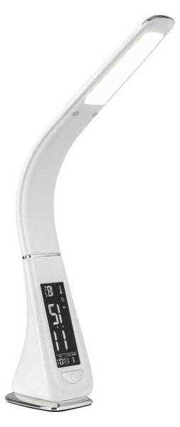 Rabalux - LED Stmievateľná dotyková stolná lampa s displejom LED/5W/230V biela