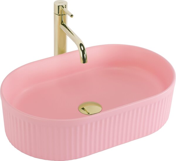 Nadstavbové Umývadlo REA VANDA BUBBLE GUM matt Pink