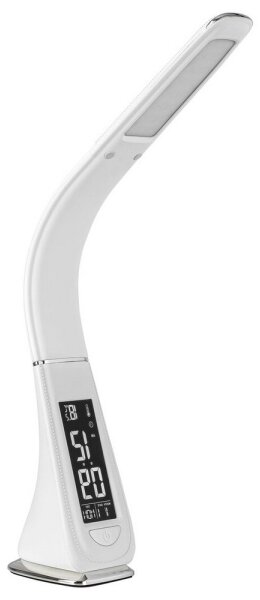 Rabalux - LED Stmievateľná dotyková stolná lampa s displejom LED/5W/230V biela