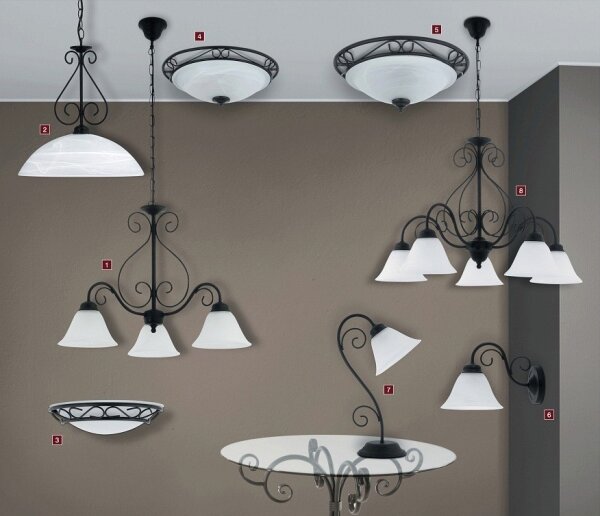 Rabalux 3721 - Nástenné svietidlo ATHEN 1xE14/60W/230V