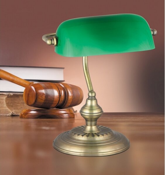 Rabalux 4038 - Stolná lampa BANK 1xE27/60W/230V