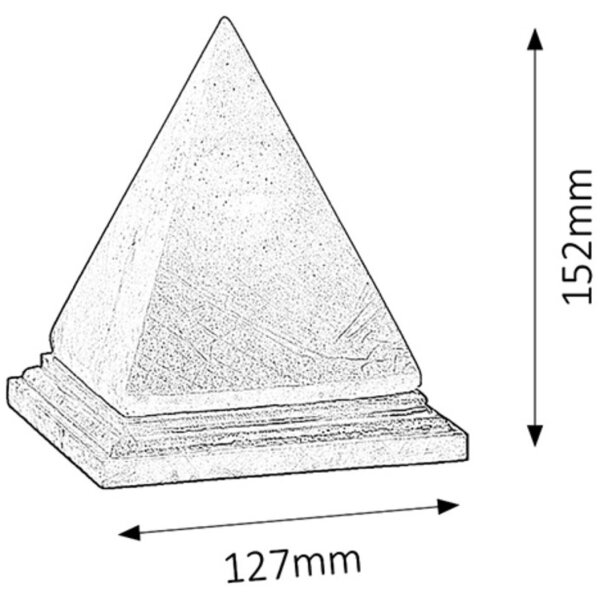 Rabalux 4096 - Soľná lampa VESUVIUS 1xE14/15W/230V