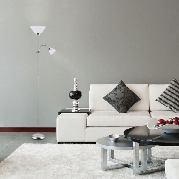 Rabalux 4064 - stojacia lampa ACTION 1xE27/100W+E14/25W