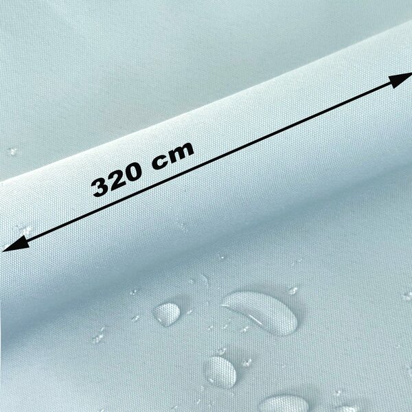 Nepremokavá látka Oxford Teflon, šírka 320 cm, svetlo-modrá