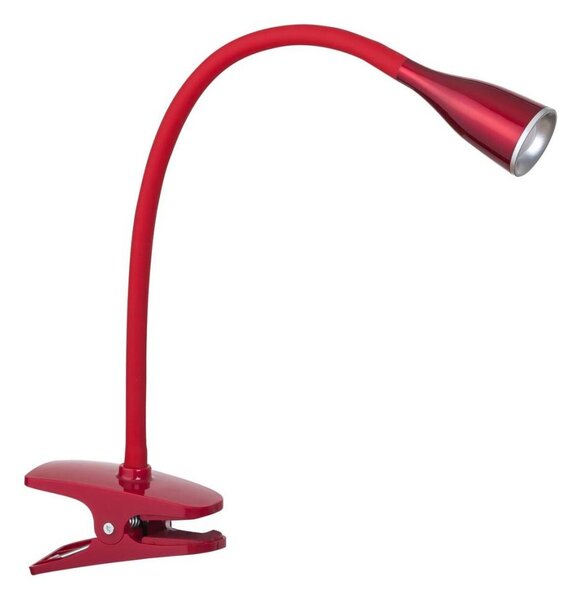 Rabalux 4198 - LED stolová lampa s klipom JEFF LED/4,5W/230V červená