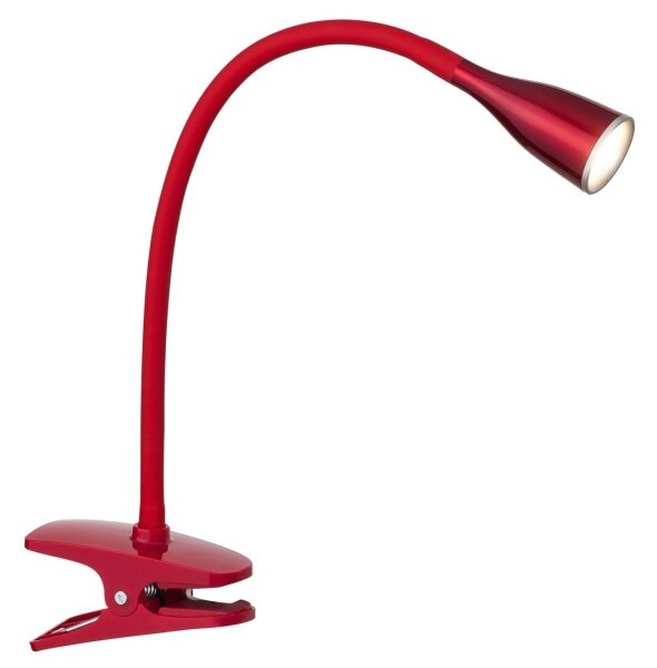 Rabalux 4198 - LED stolová lampa s klipom JEFF LED/4,5W/230V červená