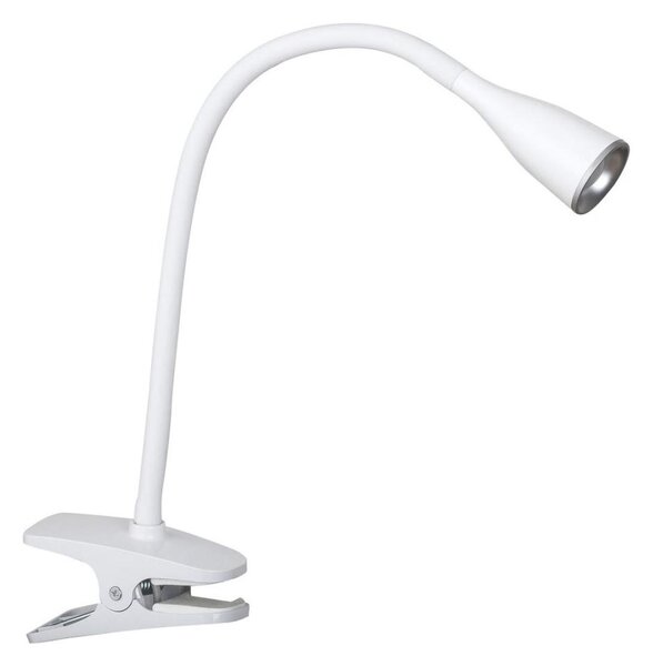 Rabalux 4196 - LED stolová lampa s klipom JEFF LED/4,5W/230V biela