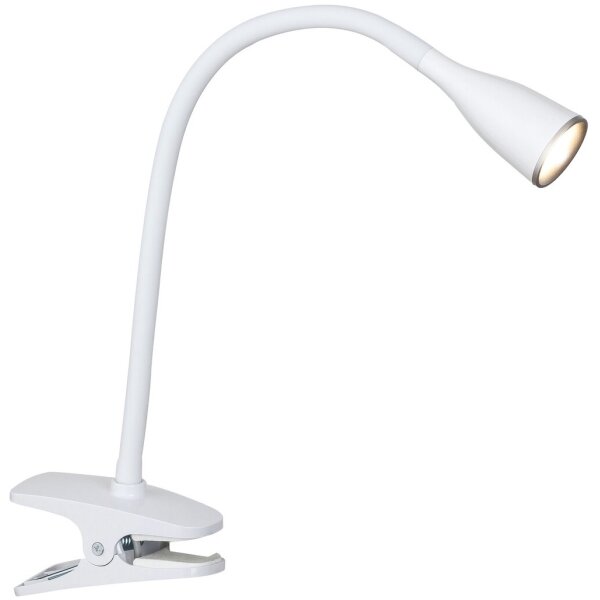 Rabalux 4196 - LED stolová lampa s klipom JEFF LED/4,5W/230V biela