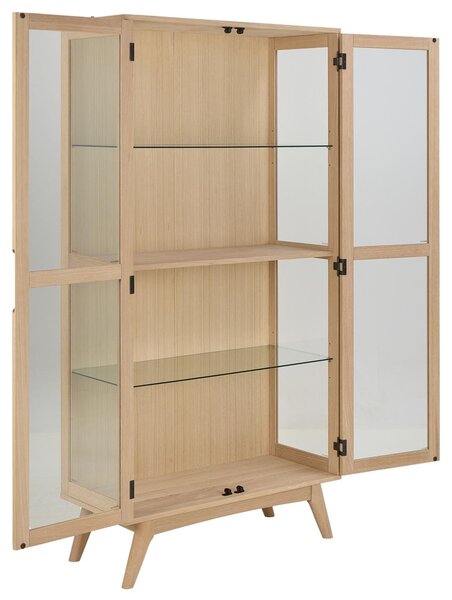 Actona Vitrína Marte 94 cm dub bielený