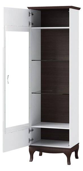 Szynaka Vitrína Massimo 10 62 cm ľavá biela/mocca