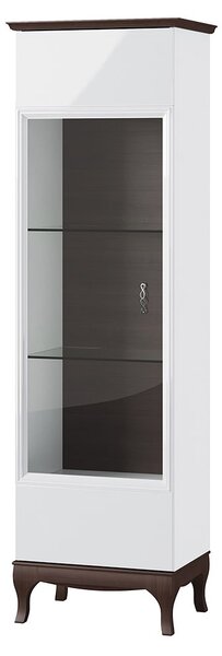 Szynaka Vitrína Massimo 10 62 cm ľavá biela/mocca