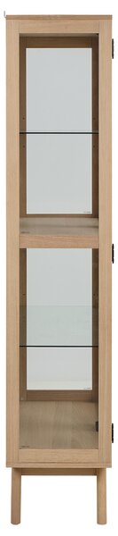 Actona Vitrína Marte 94 cm dub bielený