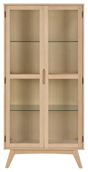 Actona Vitrína Marte 94 cm dub bielený