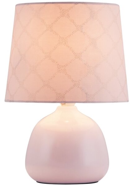 Rabalux 4384 - Stolná lampa ELLIE E14/40W ružová