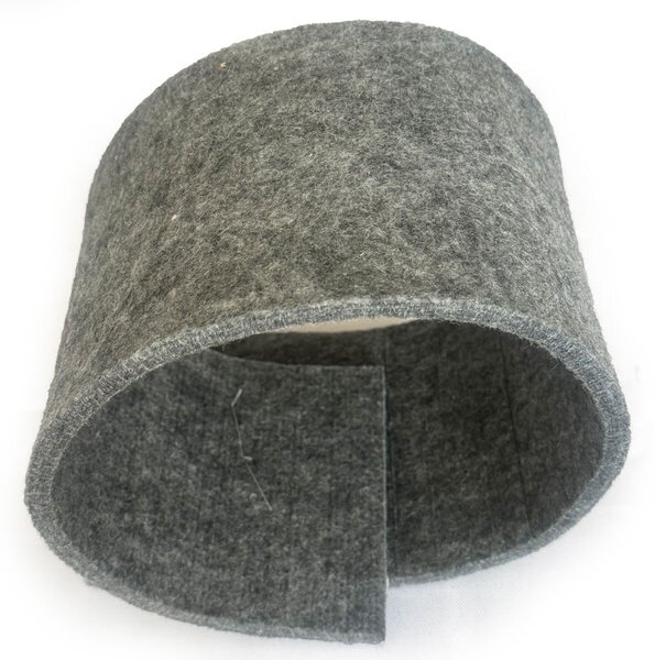 Technický filc 7 mm, farba šedá, metráž 160 cm
