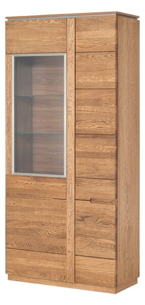 Szynaka Vitrína Montenegro 12 90 cm z masívu dub Rustikal