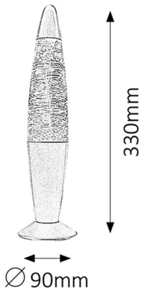 Rabalux 4533 - Dekoračná lampa MILIE RGB 0,9W