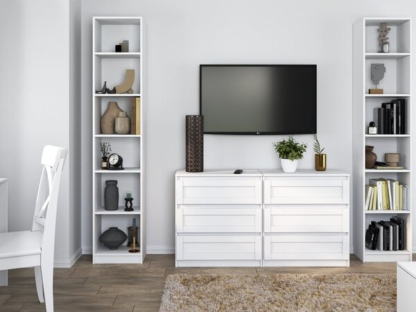 TP Living Vitrína PAPHOS 40 cm III biela