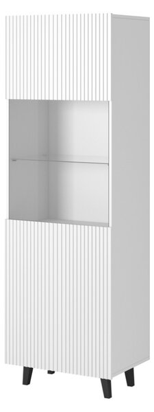 HALMAR Vitrína Pafos 60 cm biela