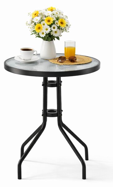 Garden Line Zahradní stůl Bistro 60 cm černý