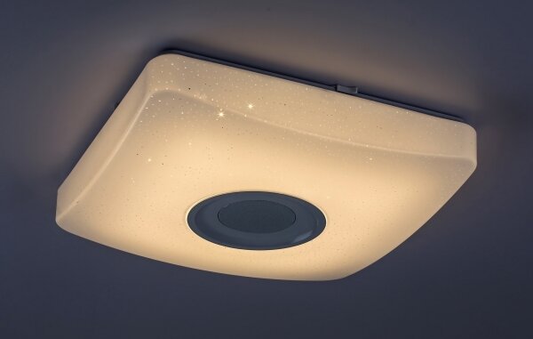 Rabalux - LED RGB Stmievateľné stropné svietidlo s reproduktorom LED/18W/230V + DO